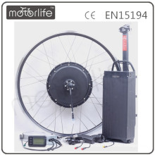 MOTORLIFE / OEM marca 2015 VENTA CALIENTE CE pase 48V 1000w bicicleta eléctrica kit